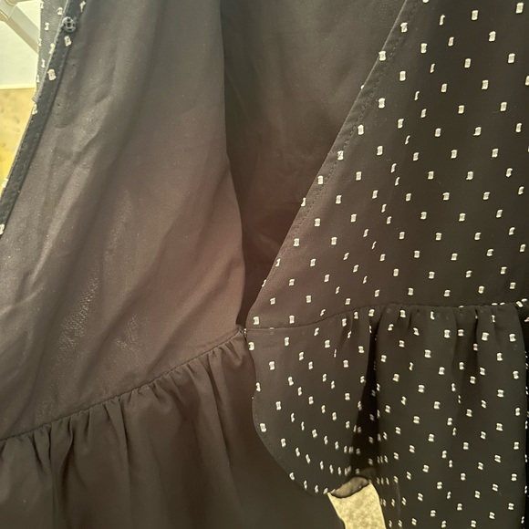 MADEWELL POLKA DOT WRAP TOP - Picture 2 of 5